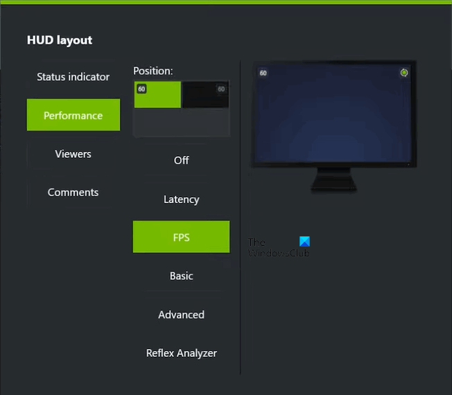 Enable FPS Counter NVIDIA GeForce Experience