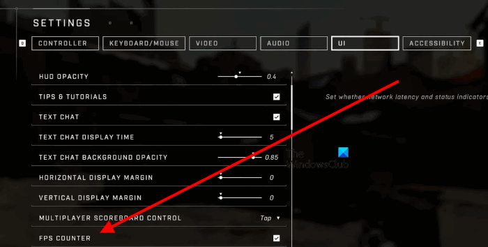 Enable FPS Counter in Halo Infinite