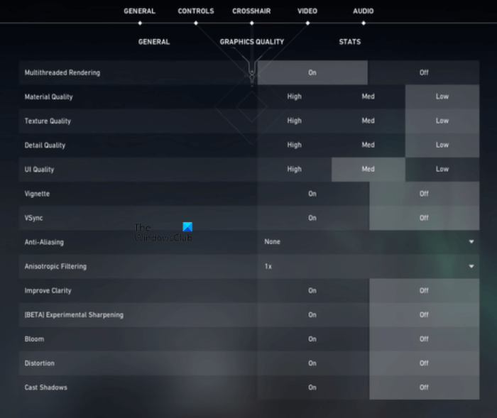 Best FPS settings in Valorant