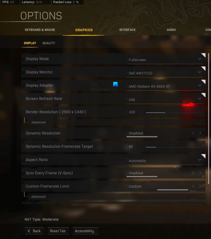 Best FPS settings in Warzone